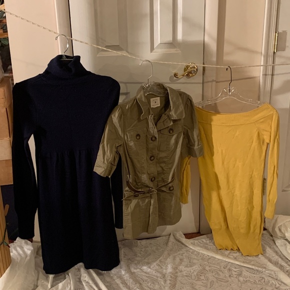 Pre-owned Lot vintage 90s/Early 2000s FOREVER 21 Dresses & Shirt - Small sizes - Picture 1 of 11